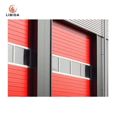 Prispôsobené elektrické továrne Automatické valčekové uzávery Dvere Dvere Priemyselné valcovacie dvere